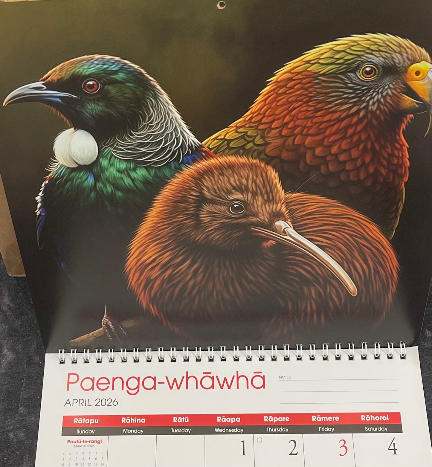 Maori Art 2026 Calendar Artist Doug Healey