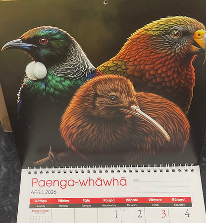 Maori Art 2026 Calendar Artist Doug Healey