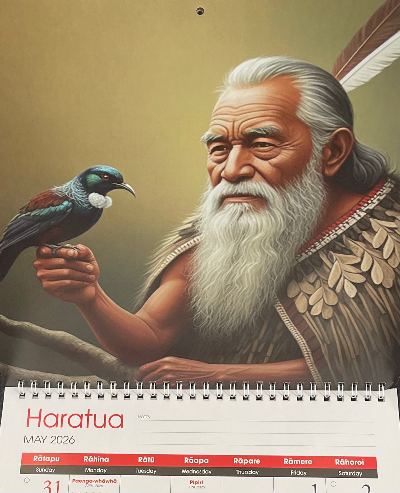 Maori Art 2026 Calendar Artist Doug Healey
