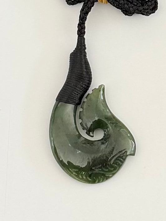 Hook Greenstone Necklace