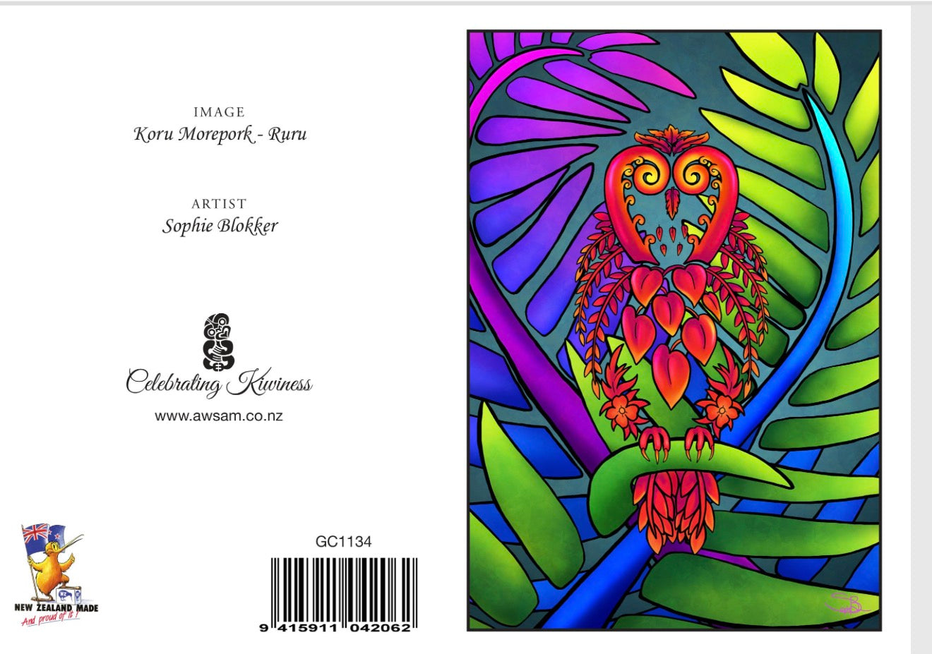 Maori Art Cards by Sophie Blokker