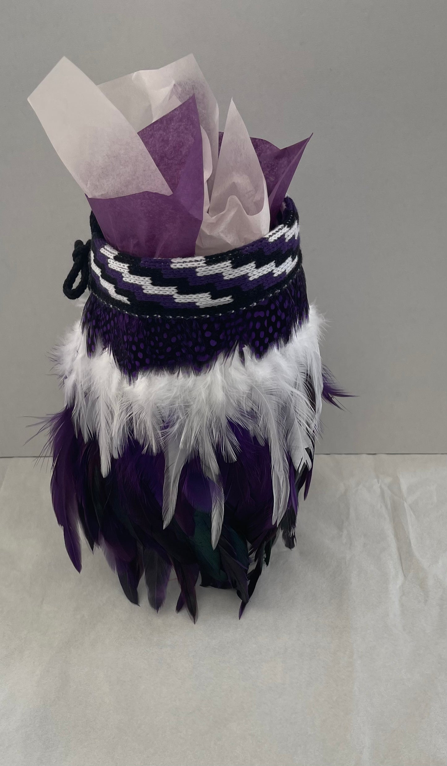 Kakahu - Korowai Purple On a Stand