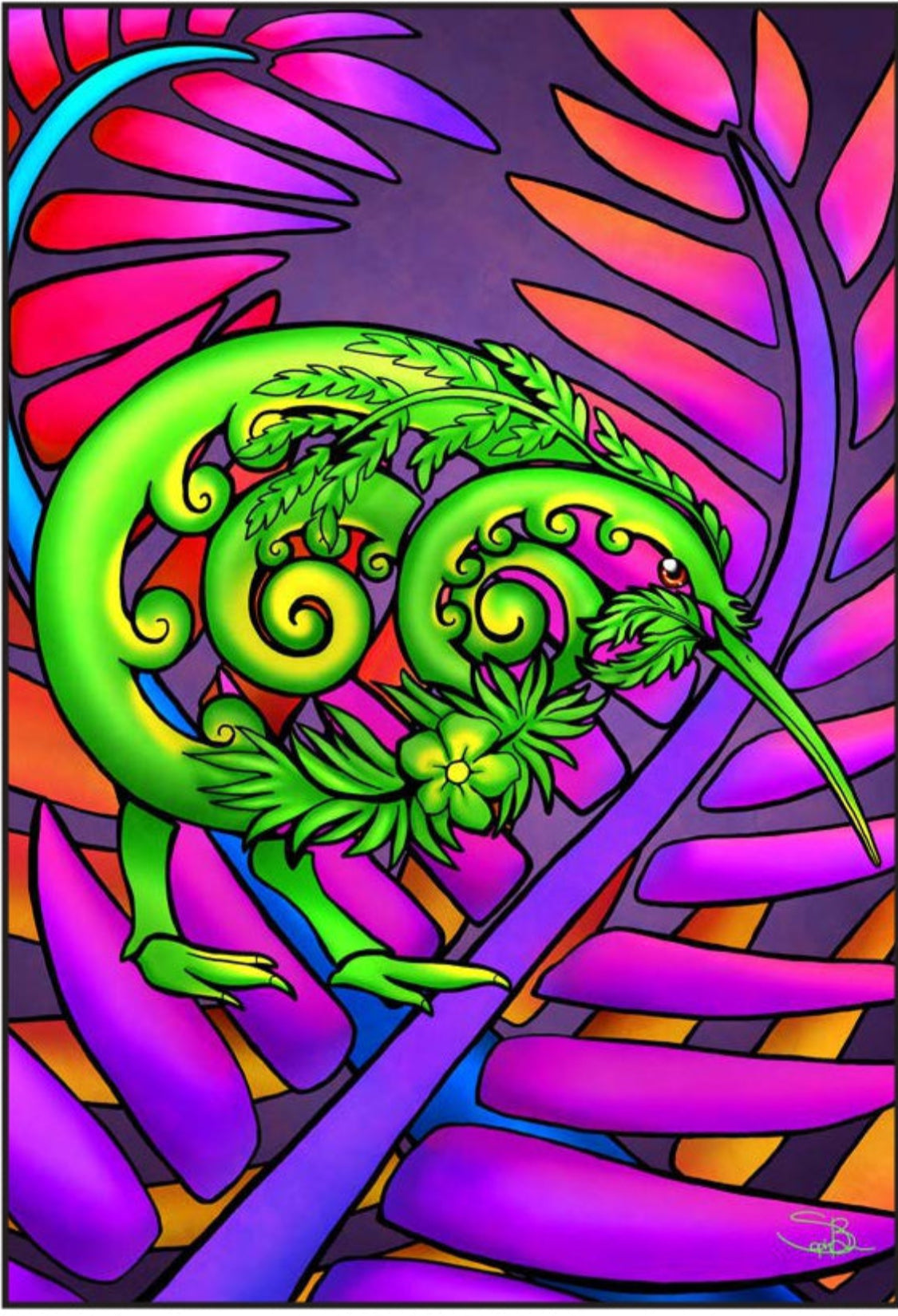 Maori Art cards by Sophie Blokker