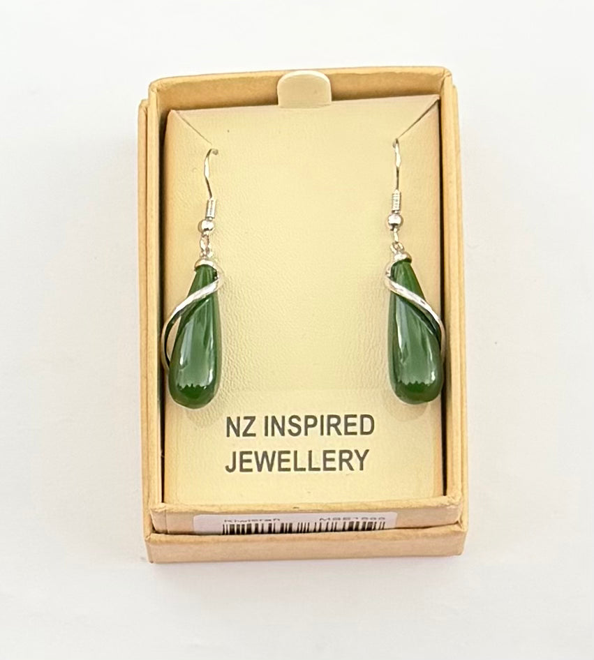 Jade Drop Earrings
