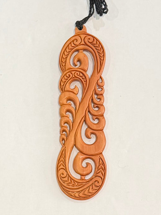 Multi Koru Pendant - Wooden Carving