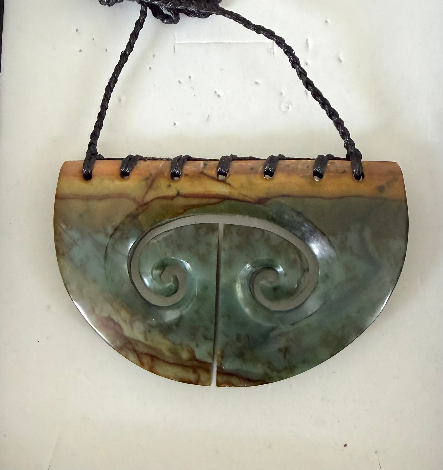 Flower jade pounamu Breastplate