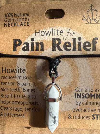 Gemstone Crystal Bracelet and pendant- pain relief