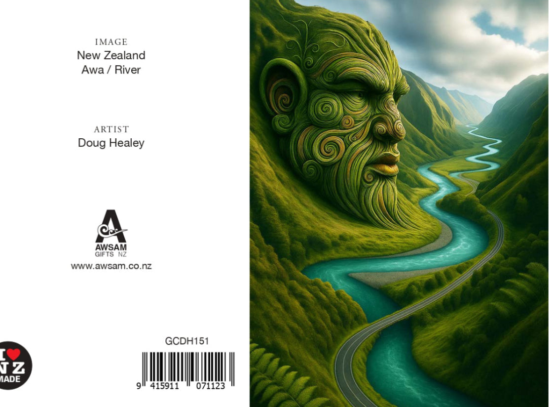 Maori Art cards by Artist Doug Healey