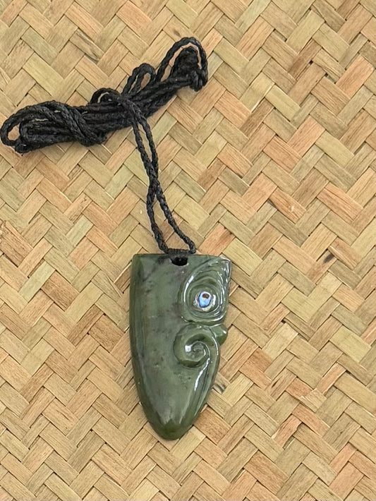 Carved Drop Greenstone