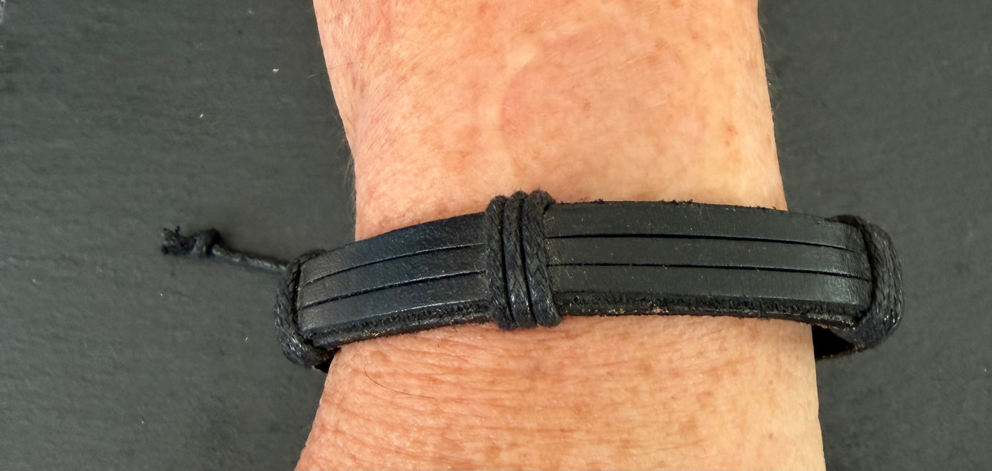 Leather bracelet
