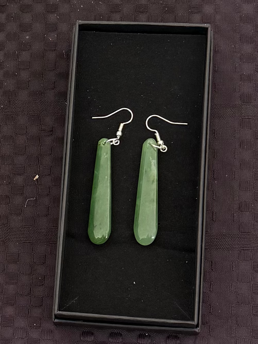 Toki Greenstone Earrings 2