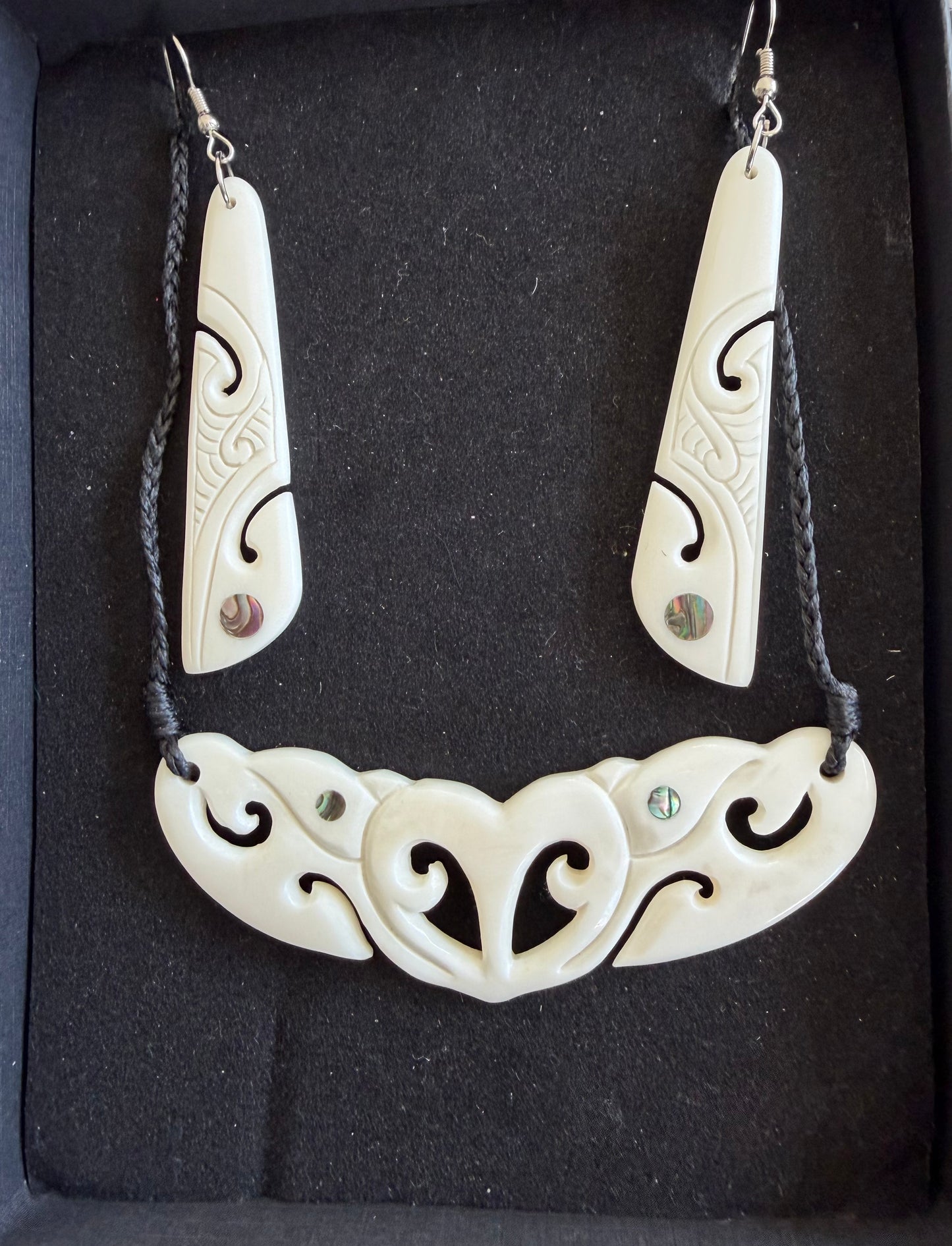 Breastplate - Bone Necklace & Earrings