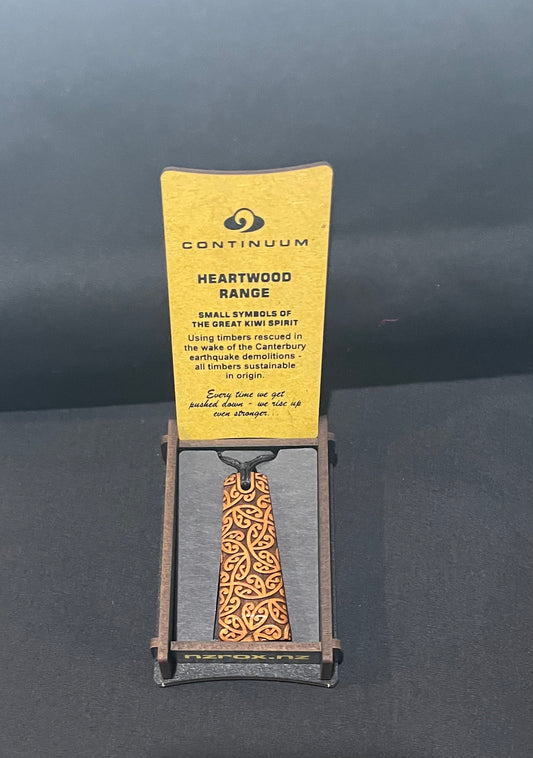 Heartwood Toki Pendant - Wood Necklace