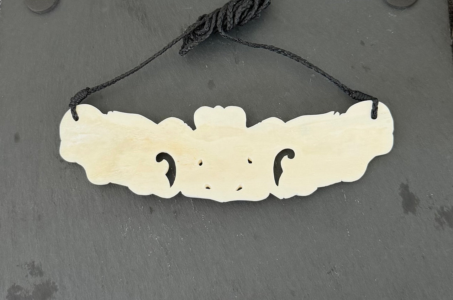 SECONDS Beef Bone Carved breastplate. Check out the pictures before you buy as they are marked no4
