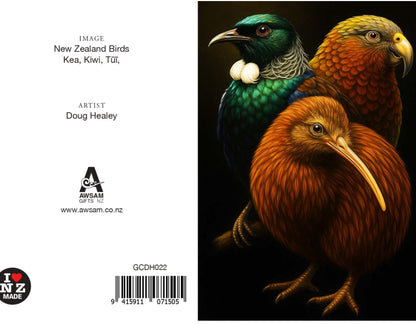 Maori Art cards by Artist Doug Healey