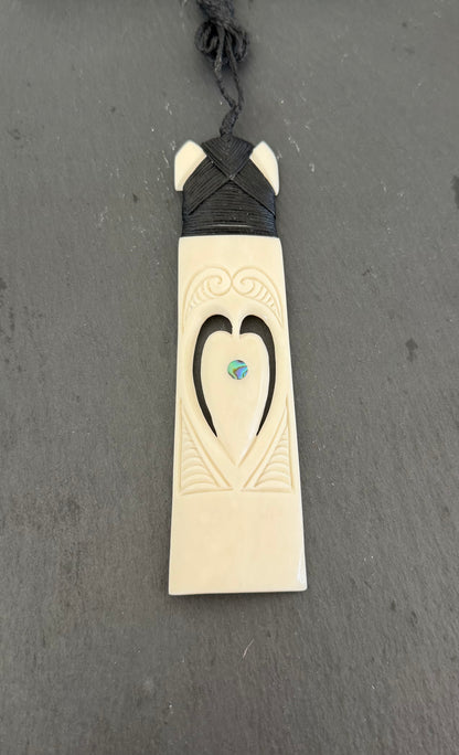 SECONDS Beef Bone Carved Toki. Check out the pictures before you buy as they are marked no 10