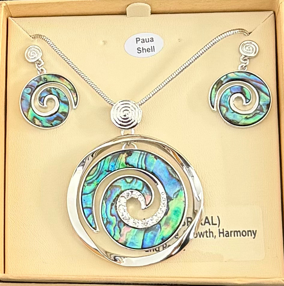 Paua koru Necklace
