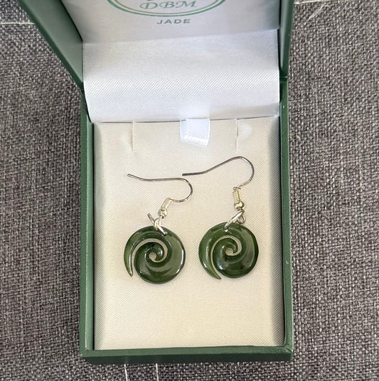 Little Jade koru Earrings