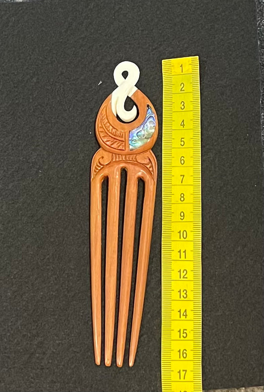 Bone and wood twist 4 Prong