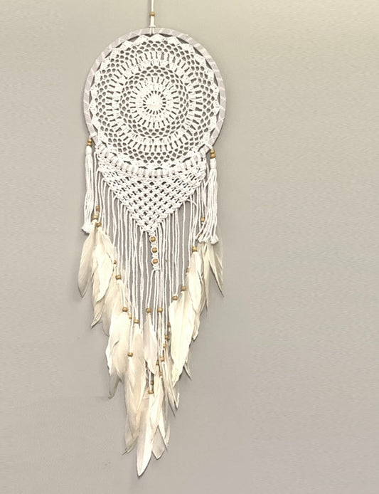 Crochet Macrame White