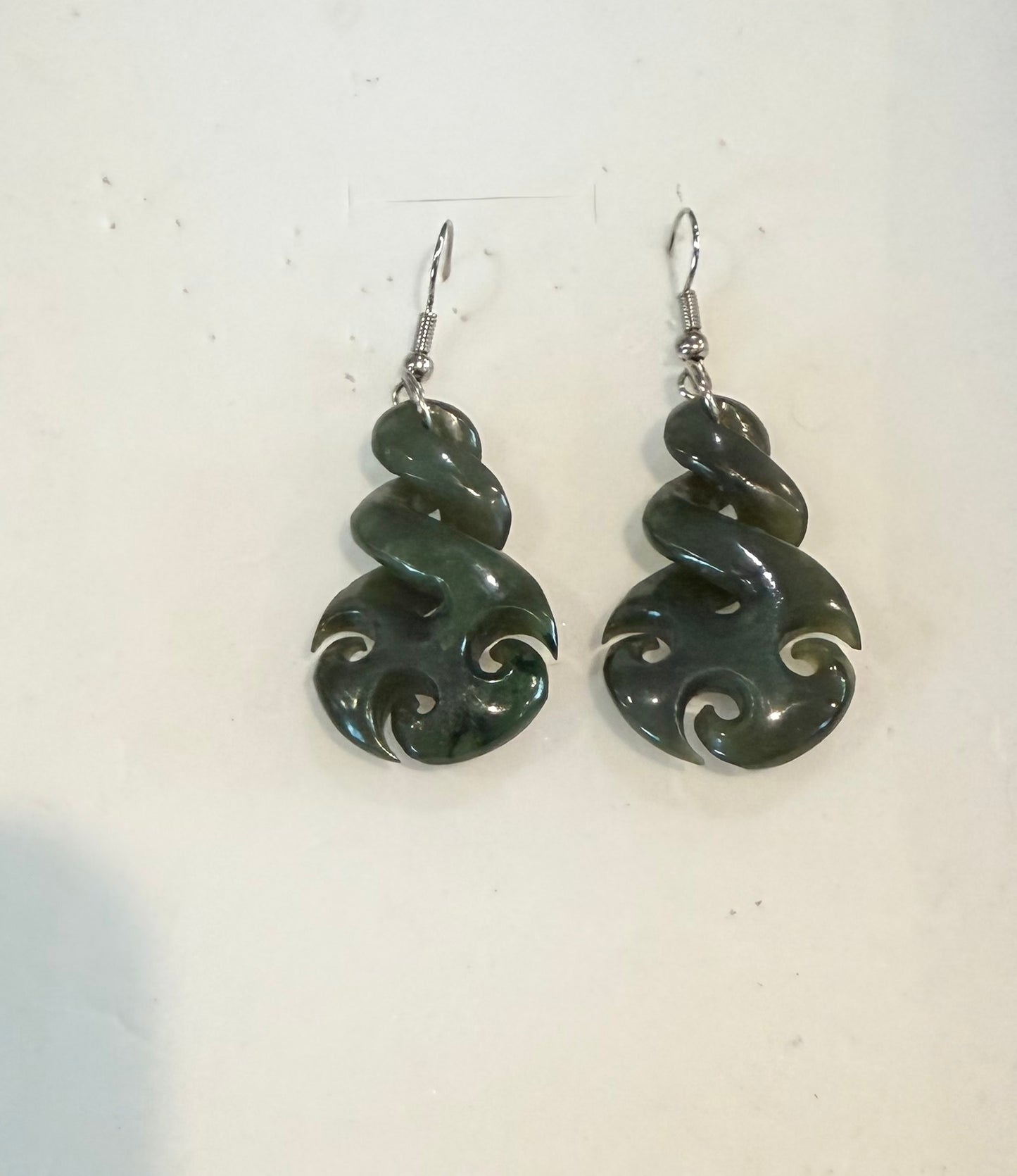 Greenstone Twist Earrings