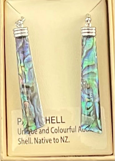 Paua drop Earrings