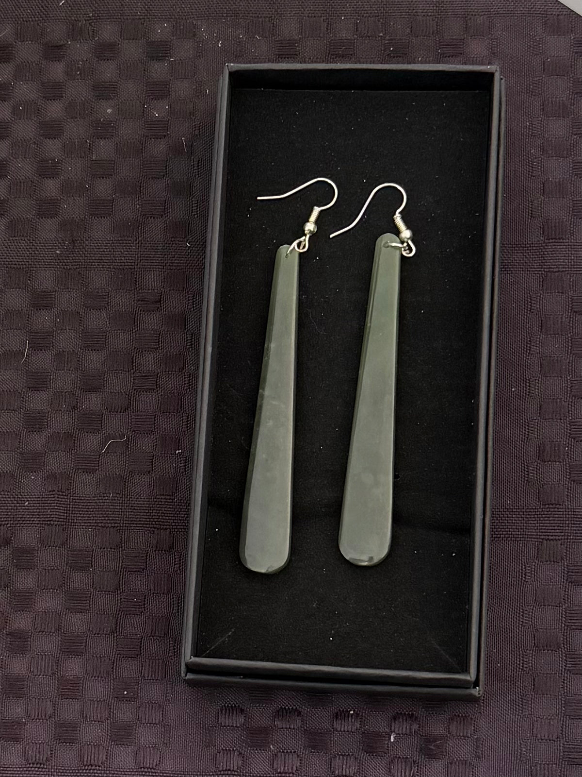 Toki Greenstone Earrings 12