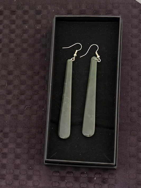 Toki Greenstone Earrings 12