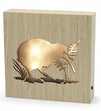 Kiwi Wooden LED Light - LED Art