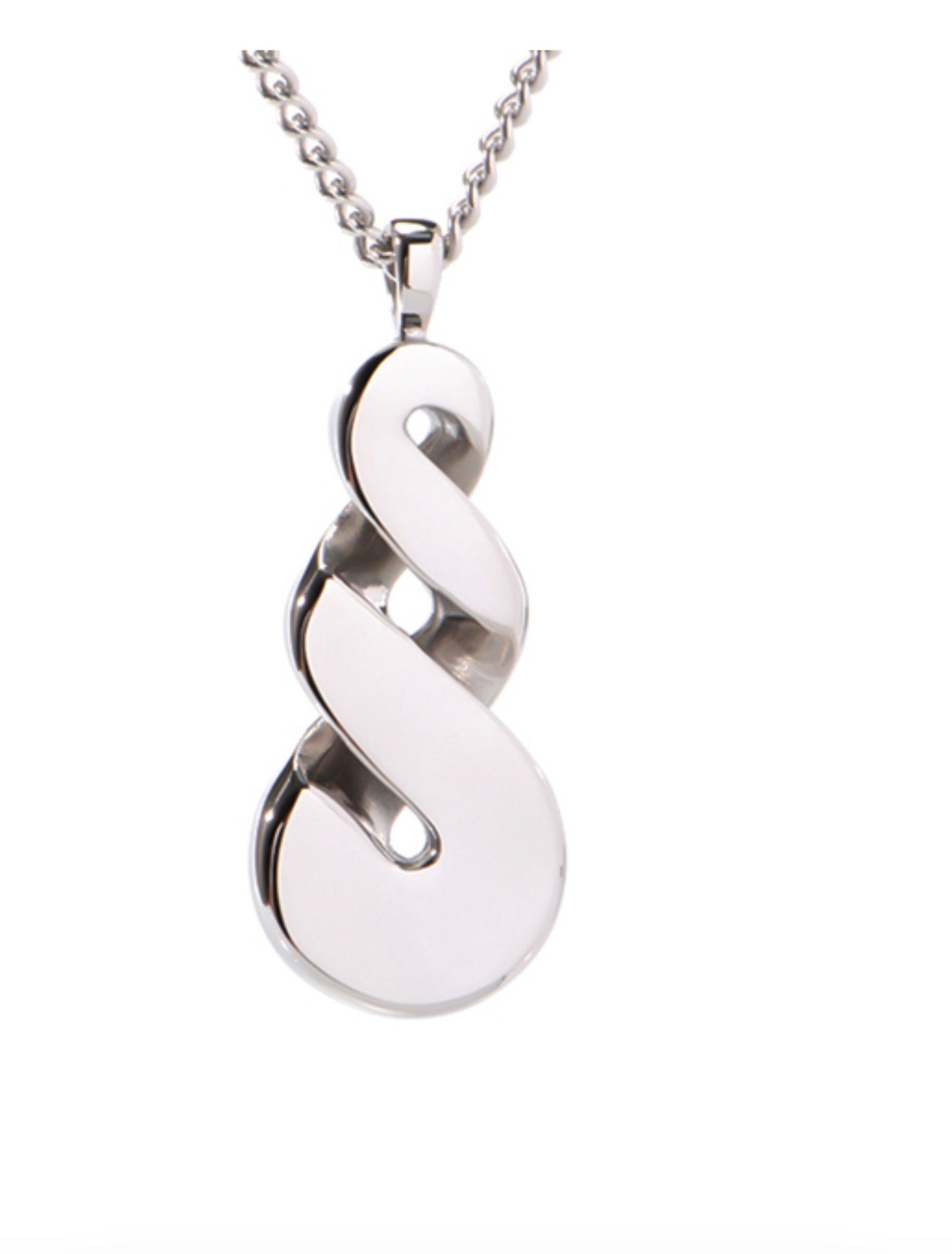 Stainless Steel Twist Necklace