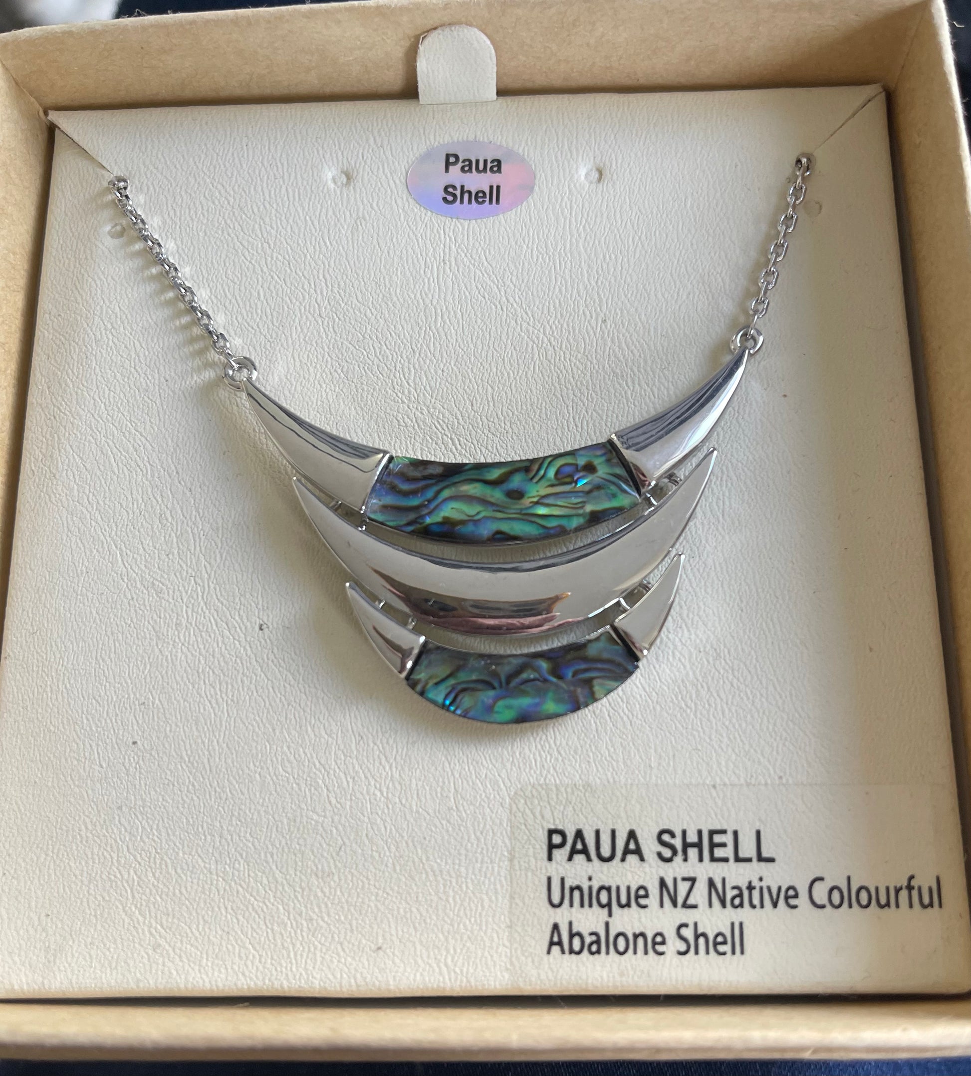 Paua Breast Plate Necklace