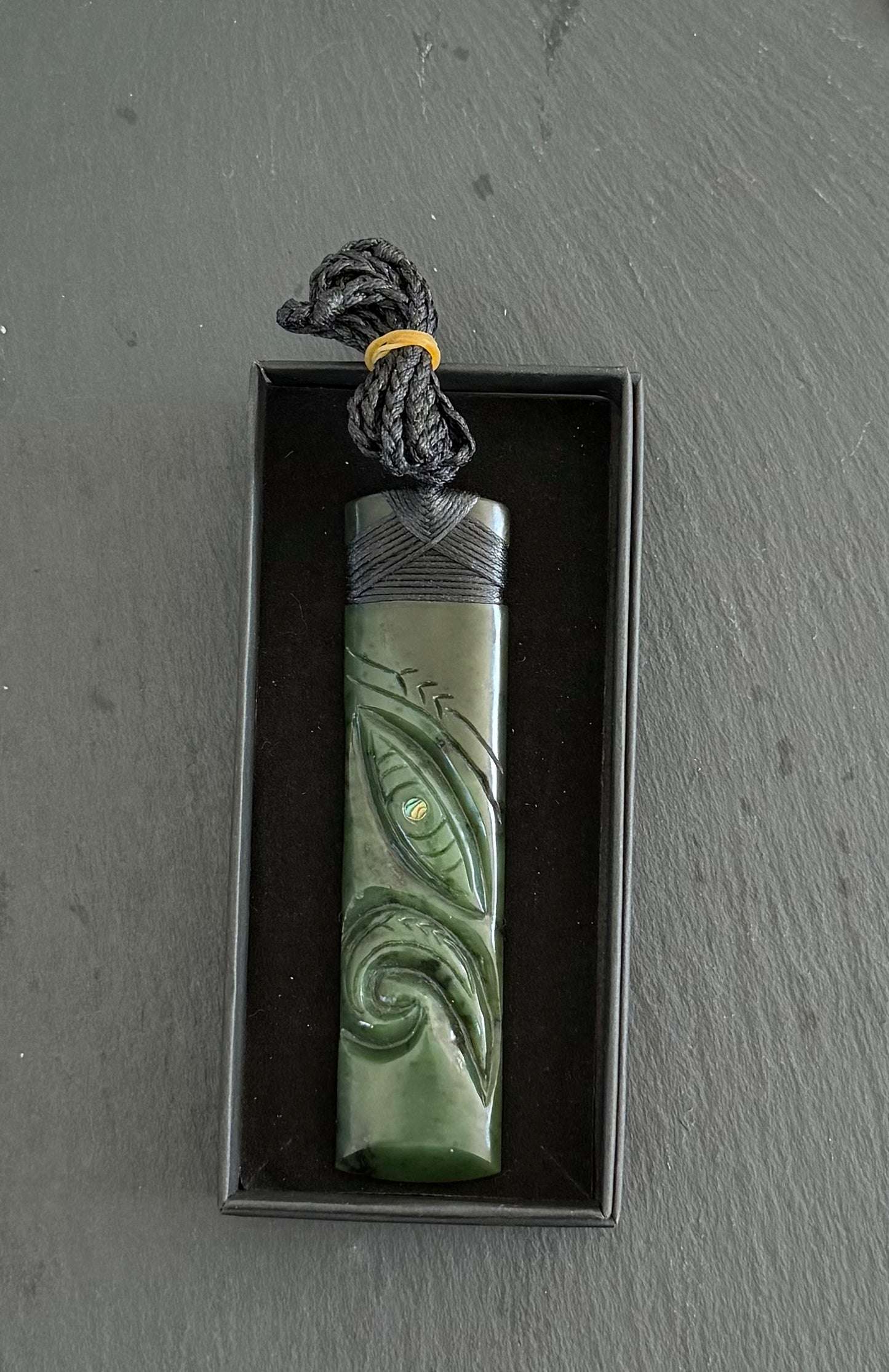 Greenstone full face Toki Necklace