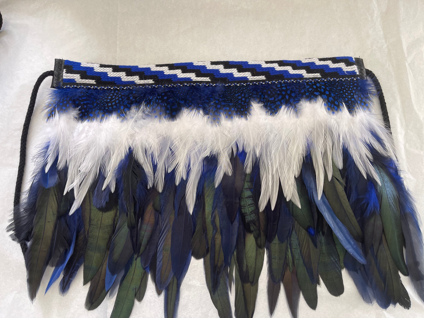 Kakahu - Korowai Royal Blue On a Stand