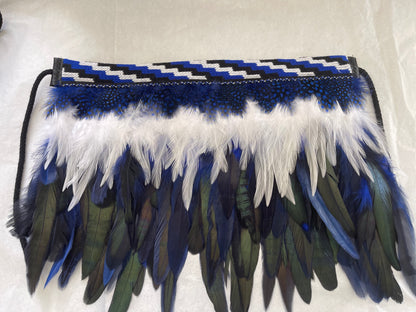 Kakahu - Korowai Royal Blue On a Stand