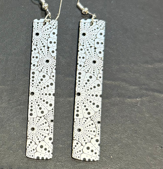 Acrylic Kina Drop Earrings