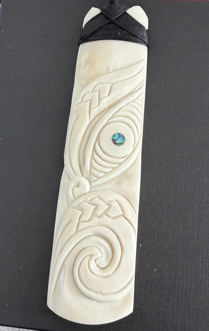 SECOND beef bone carved Toki. Check out the pictures before you buy as they are marked no2