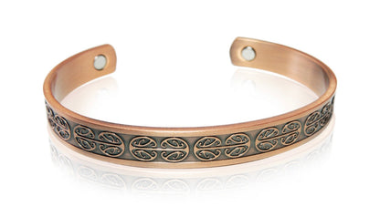 Copper Bracelet - Koru Pattern