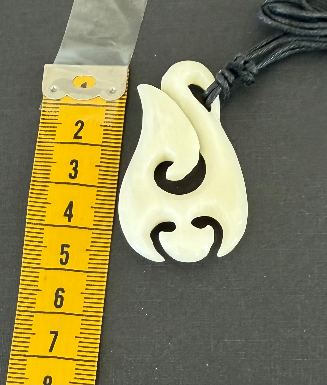 Beef Bone Hook Pendant