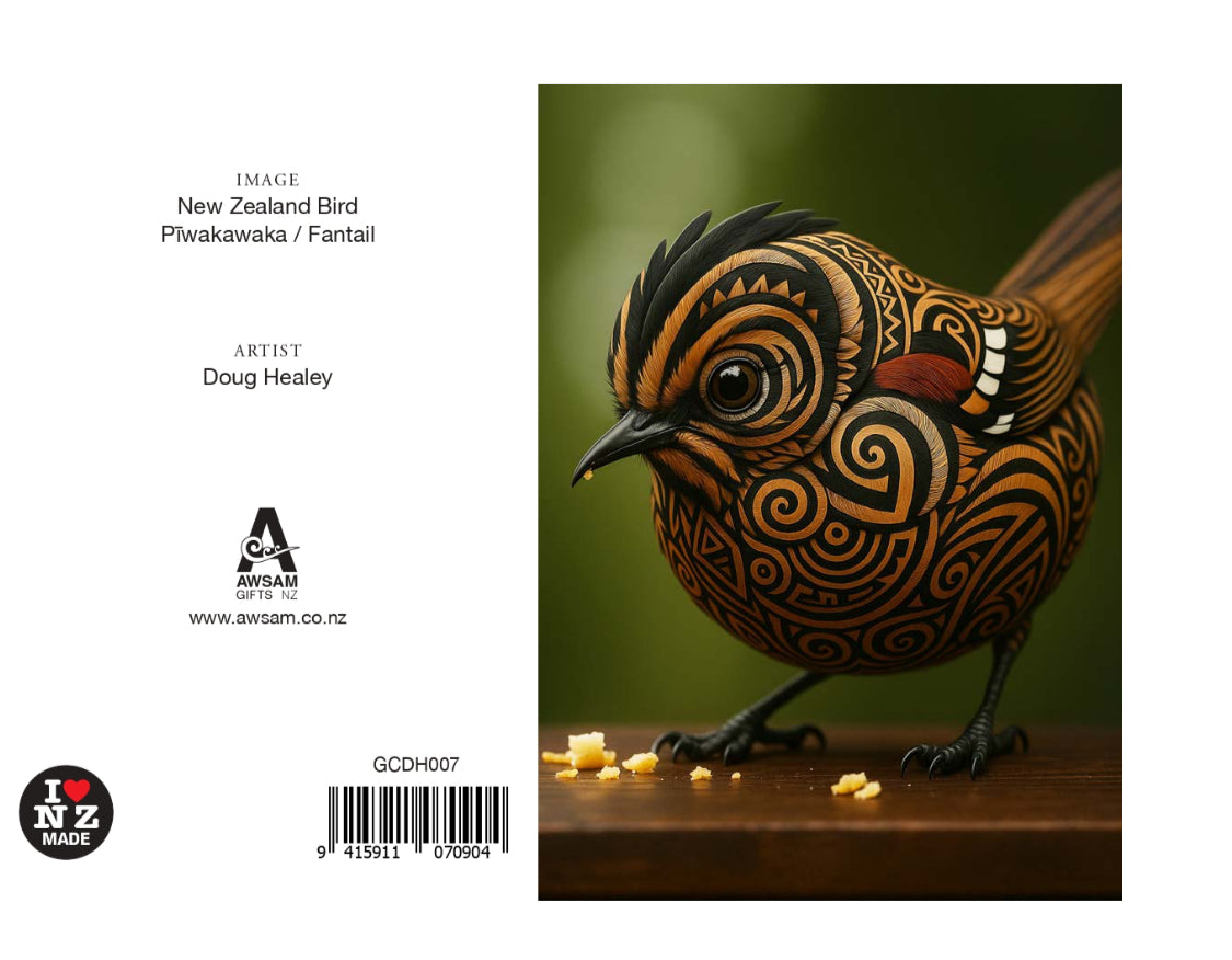 Maori Art cards by Artist Doug Healey