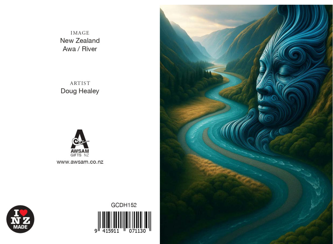 Maori Art cards by Artist Doug Healey