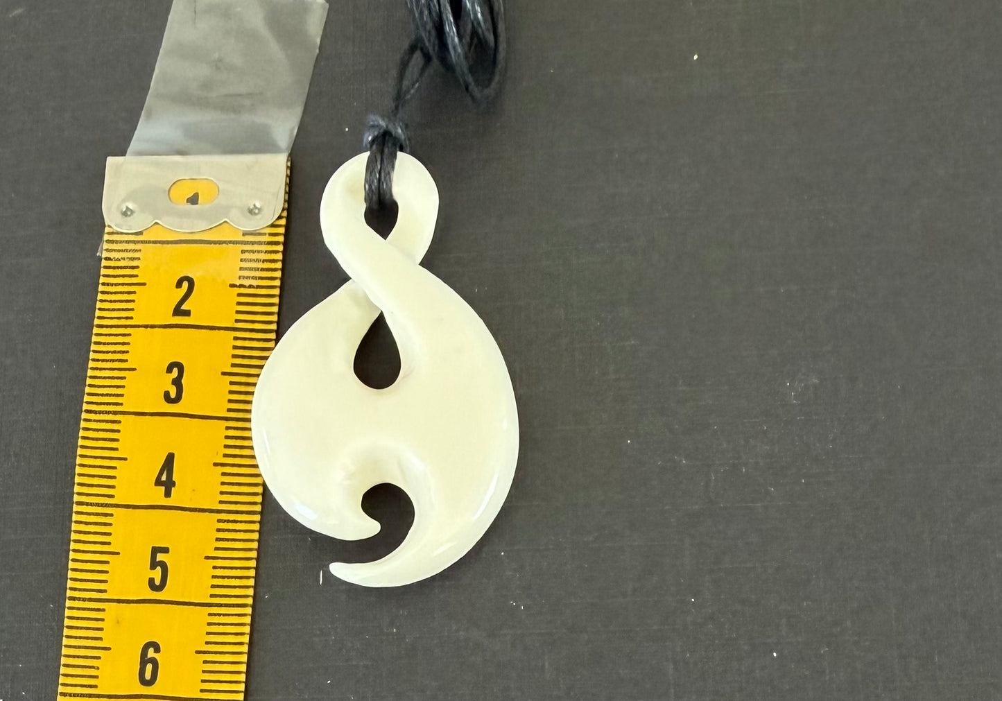 Beef Bone Twist Pendant