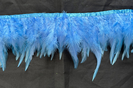 Sky Blue Hen Feathers