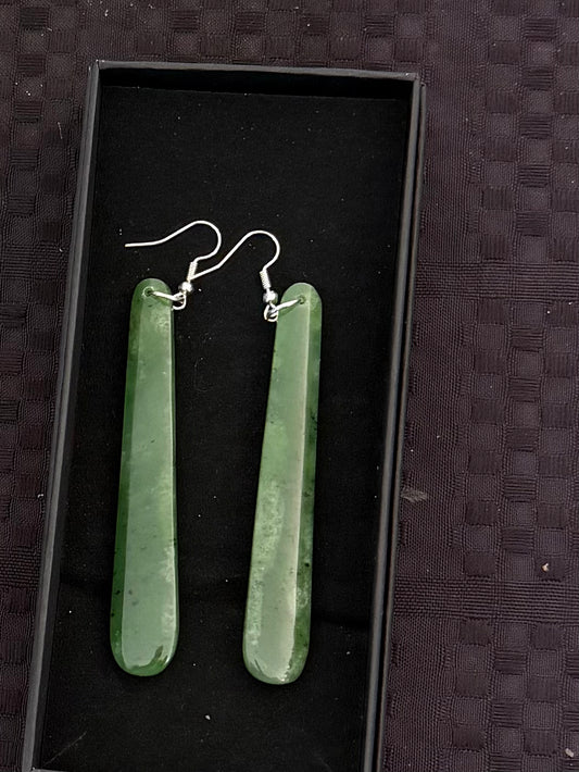 Toki Greenstone Earrings 11