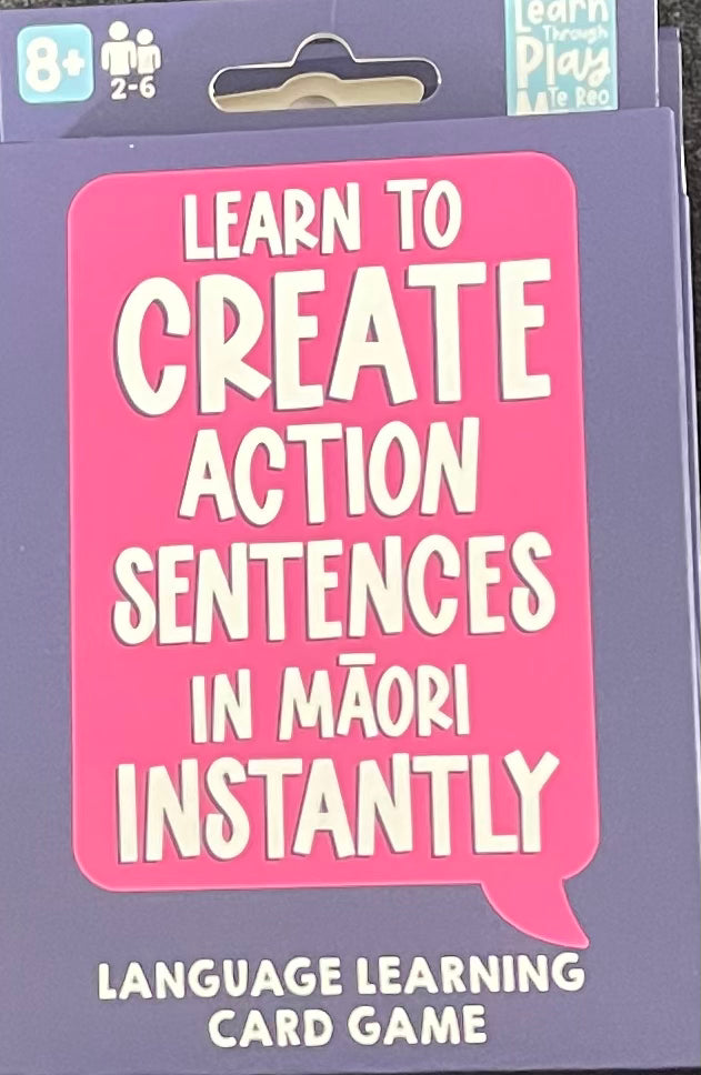 Learn To Create Action Sentences in Maori Instantly Card Game