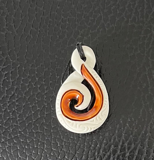 Twist Necklace - Bone Carving