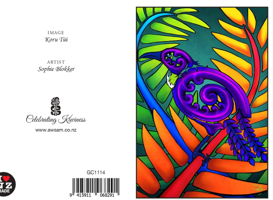 Maori Art cards by Sophie Blokker