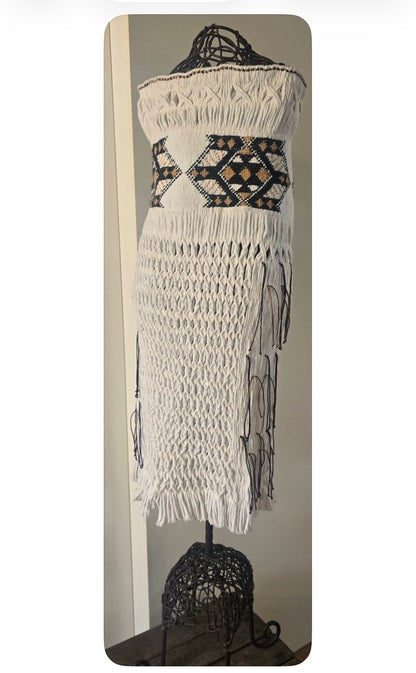 Hand Weaved Korowai by Lorraine Longley