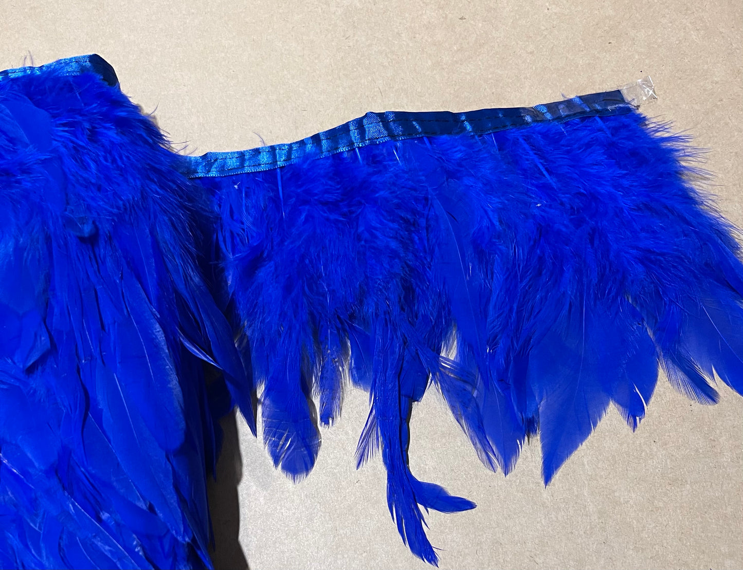 Plain Royal blue Blue Coque Feathers
