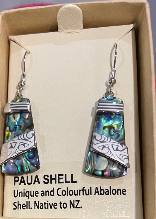 Paua Toki Earrings