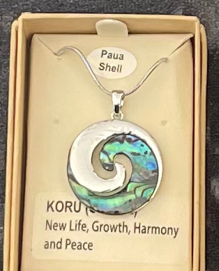 Paua Koru Necklace